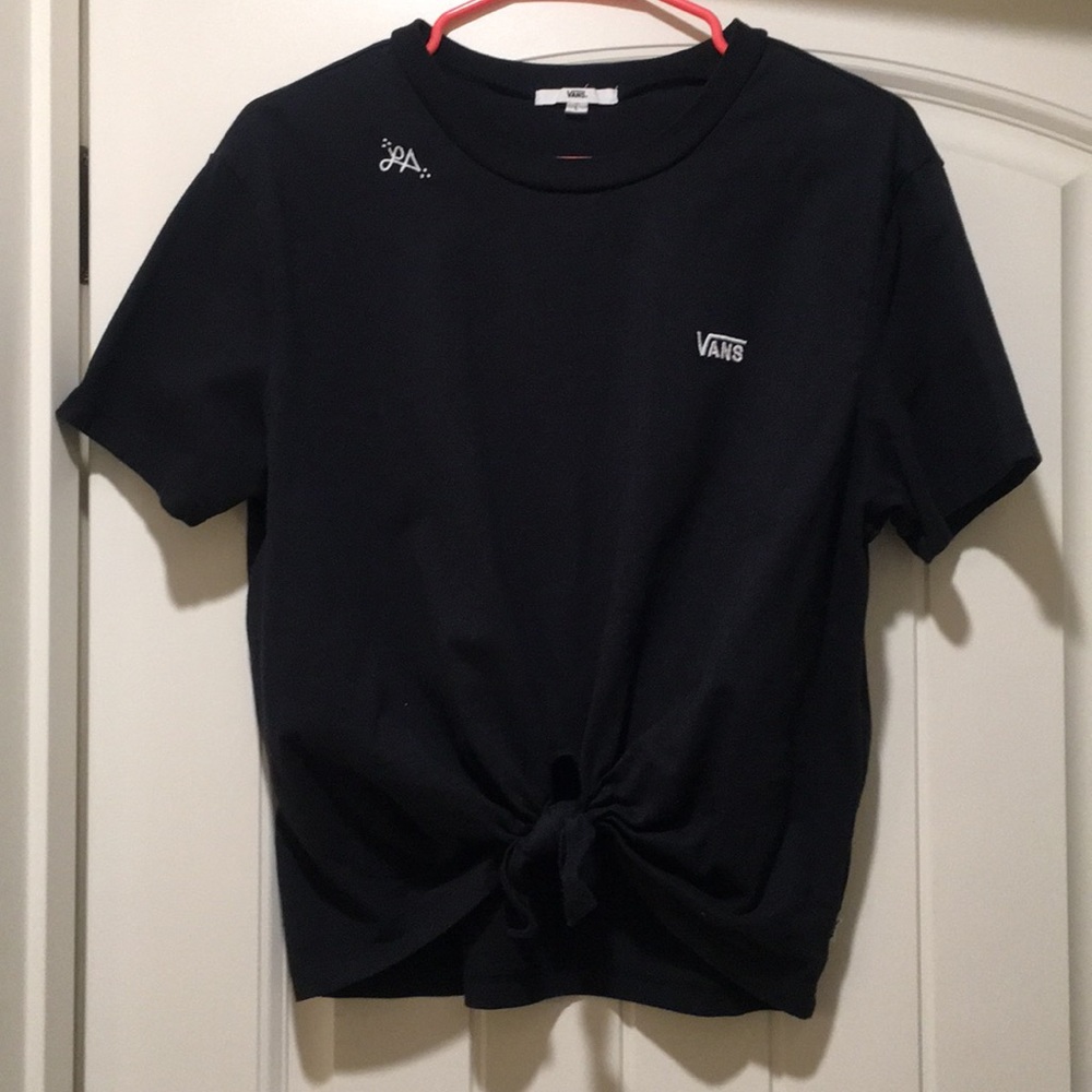 VANS black LA knotted shirt